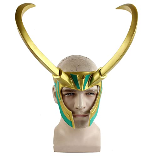 HGXLOWUA Lokis Maske Harz PVC Vollgesichtsmaske Cosplay Kostüm Requisiten für Halloween Party HGXLOWUA Lokis Maske Harz PVC Vollgesichtsmaske Cosplay Kostüm Requisiten für Halloween Party von HGXLOWUA