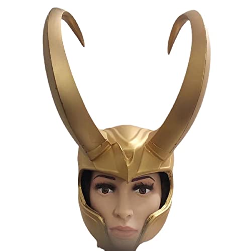 HGXLOWUA Lokis PVC Maske Vollgesichtsmaske Cosplay Kostüm Requisiten für Halloween Party HGXLOWUA Lokis PVC Maske Vollgesichtsmaske Cosplay Kostüm Requisiten für Halloween Party von HGXLOWUA