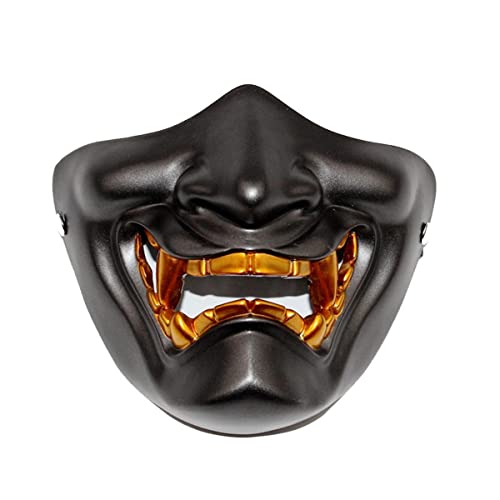HGXLOWUA Prajna Maske Harz Halbgesichtsmaske Cosplay Kostüm Requisiten für Halloween Party HGXLOWUA Prajna Maske Harz Halbgesichtsmaske Cosplay Kostüm Requisiten für Halloween Party von HGXLOWUA