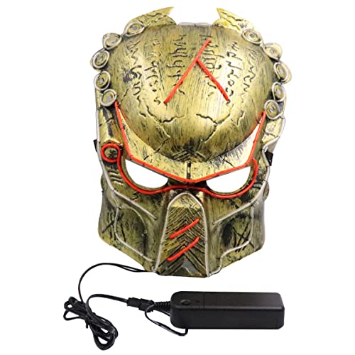HGXLOWUA Predators Maske Vollgesichtsmaske Gruselmaske Cosplay Kostüm Requisiten für Halloween Party HGXLOWUA Predators Maske Vollgesichtsmaske Gruselmaske Cosplay Kostüm Requisiten für Halloween Party von HGXLOWUA