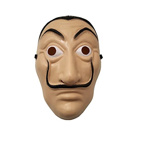 HGXLOWUA Salvador Dali Maske Vollgesichtsmaske Cosplay Kostüm Requisiten für Halloween Party HGXLOWUA Salvador Dali Maske Vollgesichtsmaske Cosplay Kostüm Requisiten für Halloween Party von HGXLOWUA