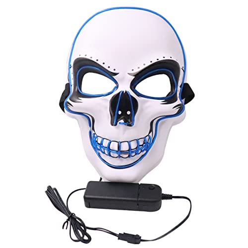 HGXLOWUA Skelettmaske Vollgesichtsmaske Gruselmaske Cosplay Kostüm Requisiten für Halloween Party HGXLOWUA Skelettmaske Vollgesichtsmaske Gruselmaske Cosplay Kostüm Requisiten für Halloween Party von HGXLOWUA