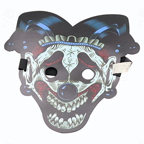 HGXLOWUA Sound Control Mask Jokers LED Mask Cosplay Costume Props for Halloween Party HGXLOWUA Sound Control Mask Jokers LED Mask Cosplay Costume Props for Halloween Party von HGXLOWUA