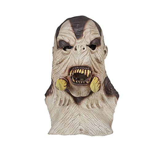 HGXLOWUA Teufelsmaske Party Gruselige Kopfbedeckung Cosplay Kostüm Requisiten für Halloween HGXLOWUA Teufelsmaske Party Gruselige Kopfbedeckung Cosplay Kostüm Requisiten für Halloween von HGXLOWUA