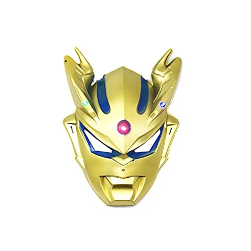 HGXLOWUA Ultramans Zero Maske PVC Maske Kinder Cosplay Kostüm Requisiten für Halloween Party Gold HGXLOWUA Ultramans Zero Maske PVC Maske Kinder Cosplay Kostüm Requisiten für Halloween Party Gold von HGXLOWUA