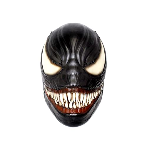 HGXLOWUA Venoms Maske Gruselige Vollgesichtsmaske Harz Cosplay Kostüm Requisiten für Halloween Party HGXLOWUA Venoms Maske Gruselige Vollgesichtsmaske Harz Cosplay Kostüm Requisiten für Halloween Party von HGXLOWUA