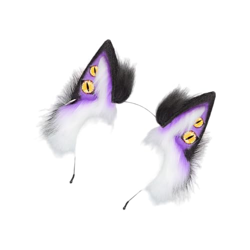 HGZHNAT Anime Charakter Kostüm Haarband Biegsamer Rahmen Plüsch Ohrhaarband Thema Party Accessoire Anime Expo Rollenspiel von HGZHNAT