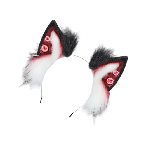 HGZHNAT Anime Charakter Kostüm Haarband Biegsamer Rahmen Plüsch Ohrhaarband Thema Party Accessoire Anime Expo Rollenspiel von HGZHNAT