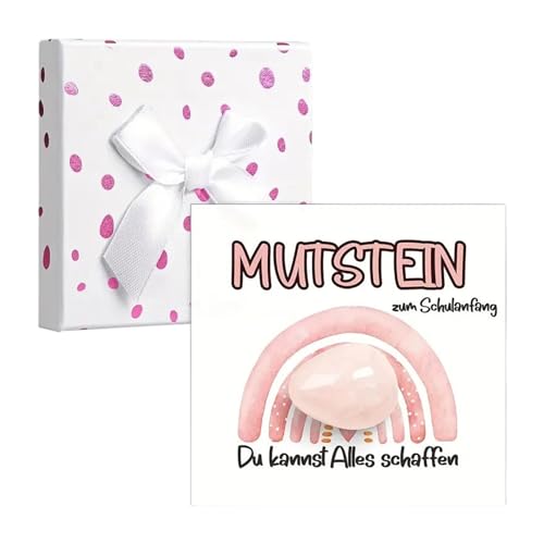 HGZHNAT Mutstein Für Kinder Einschulung, 2025 Mutstein Einschulung, Glücksstein Schulanfang, Natural Lucky Stone Geschenkset, Kreative Kunsthandwerksprojekt Versorgung Für Wissenschaft Lernen HGZHNAT Mutstein Für Kinder Einschulung, 2025 Mutstein Einschulung, Glücksstein Schulanfang, Natural Lucky Stone Geschenkset, Kreative Kunsthandwerksprojekt Versorgung Für Wissenschaft Lernen von HGZHNAT