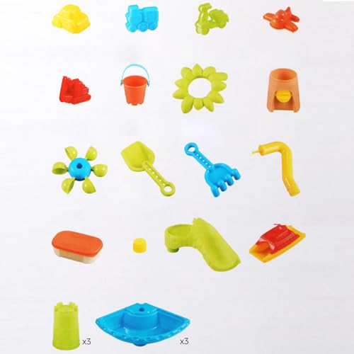 HGZHNAT Trandspielzeug Kinder, Spielstabil Sandspielzeug, Strand Spielzeug, Wasser Und Sandspielzeug Eimerset, FüR Spaß Freien Eimer Und Werkzeug Faltbarer Sandtisch FüR Park, Strand Und Garten HGZHNAT Trandspielzeug Kinder, Spielstabil Sandspielzeug, Strand Spielzeug, Wasser Und Sandspielzeug Eimerset, FüR Spaß Freien Eimer Und Werkzeug Faltbarer Sandtisch FüR Park, Strand Und Garten von HGZHNAT