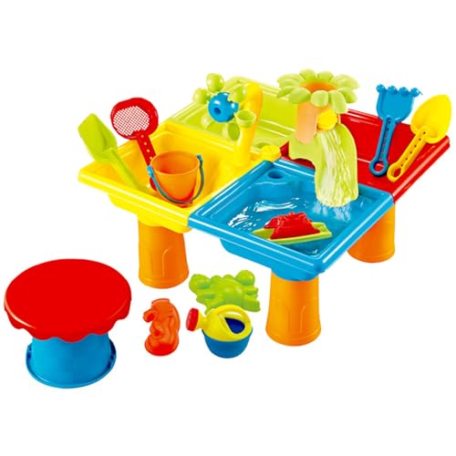HGZHNAT Trandspielzeug Kinder, Spielstabil Sandspielzeug, Strand Spielzeug, Wasser Und Sandspielzeug Eimerset, FüR Spaß Freien Eimer Und Werkzeug Faltbarer Sandtisch FüR Park, Strand Und Garten HGZHNAT Trandspielzeug Kinder, Spielstabil Sandspielzeug, Strand Spielzeug, Wasser Und Sandspielzeug Eimerset, FüR Spaß Freien Eimer Und Werkzeug Faltbarer Sandtisch FüR Park, Strand Und Garten von HGZHNAT