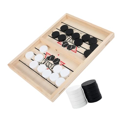 Hölzerne Hüpfende Schach Für Erwachsene Kinderfamilie Spiel Desktop Battle Board Eltern Kind Interaktive Toy Table Hockey Games Desktop Battle Competitive Spiele von HGZHNAT