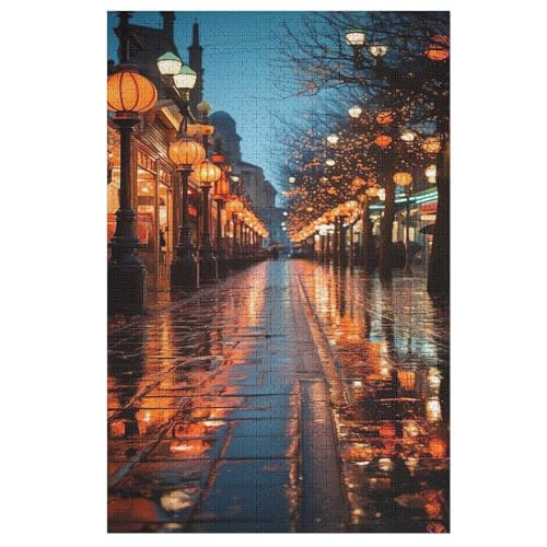 1000-teiliges Puzzle Für Erwachsene, Japan Style Holzpuzzle, Gehirn-Herausforderung,Puzzles Spielzeugspiel 78×53cm von HHCXX