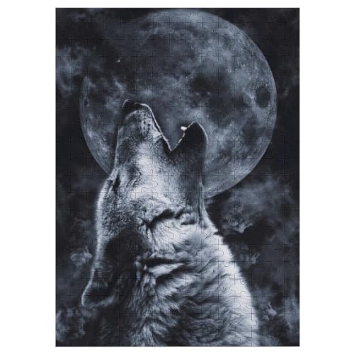 300-teiliges Puzzle Für Erwachsene, Wolf Moon -Puzzles, Dekompressionsspiel, Spielzeugpuzzles, Geburtstagsgeschenke 42×30cm 300-teiliges Puzzle Für Erwachsene, Wolf Moon -Puzzles, Dekompressionsspiel, Spielzeugpuzzles, Geburtstagsgeschenke 42×30cm von HHCXX