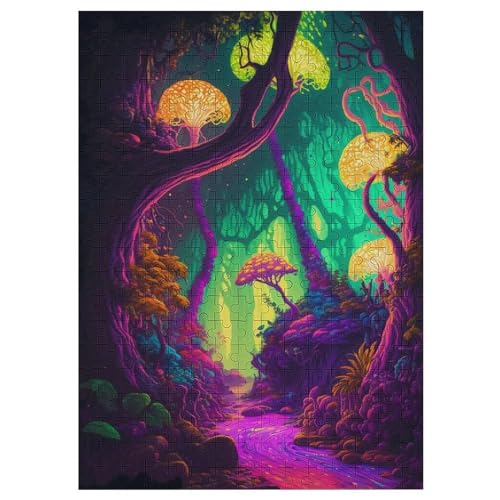300-teiliges Puzzles, Trippy-Landschaft -Puzzle Für Erwachsene Kinder,Holzbrettpuzzle,Erwachsenenpuzzles,Geschenke 42×30cm 300-teiliges Puzzles, Trippy-Landschaft -Puzzle Für Erwachsene Kinder,Holzbrettpuzzle,Erwachsenenpuzzles,Geschenke 42×30cm von HHCXX