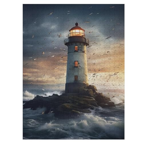500 Teile Puzzle Für Erwachsene, Leuchtturm -Puzzles, Kinder HolzPuzzle, Kreatives Puzzle, Geschenk Für Freunde Und Familie 55×41cm 500 Teile Puzzle Für Erwachsene, Leuchtturm -Puzzles, Kinder HolzPuzzle, Kreatives Puzzle, Geschenk Für Freunde Und Familie 55×41cm von HHCXX