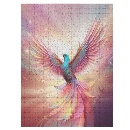 500-teiliges Puzzle Für Erwachsene, Phönix Holzpuzzle, Gehirn-Herausforderung,Puzzles Spielzeugspiel 55×41cm 500-teiliges Puzzle Für Erwachsene, Phönix Holzpuzzle, Gehirn-Herausforderung,Puzzles Spielzeugspiel 55×41cm von HHCXX