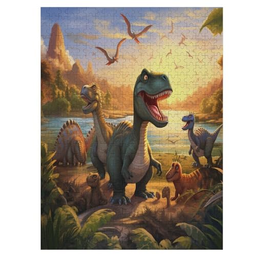 Dinosaurier Holzpuzzle 500 Teile Klassische Puzzles Erwachsene Kinder Puzzle DIY Kit Holzspielzeug Einzigartiges Geschenk 55×41cm Dinosaurier Holzpuzzle 500 Teile Klassische Puzzles Erwachsene Kinder Puzzle DIY Kit Holzspielzeug Einzigartiges Geschenk 55×41cm von HHCXX