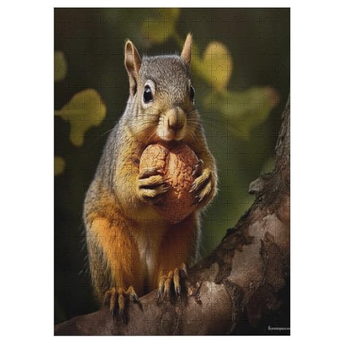 Eichhörnchen 300 Teile Premium-Puzzles Für Erwachsene Kinder- Holzpuzzles Spaß Und Lernspiele - Perfekte Puzzle-Geschenke 42×30cm Eichhörnchen 300 Teile Premium-Puzzles Für Erwachsene Kinder- Holzpuzzles Spaß Und Lernspiele - Perfekte Puzzle-Geschenke 42×30cm von HHCXX