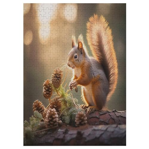 Eichhörnchen Holzpuzzle 300 Teile Klassische Puzzles Erwachsene Kinder Puzzle DIY Kit Holzspielzeug Einzigartiges Geschenk 42×30cm Eichhörnchen Holzpuzzle 300 Teile Klassische Puzzles Erwachsene Kinder Puzzle DIY Kit Holzspielzeug Einzigartiges Geschenk 42×30cm von HHCXX