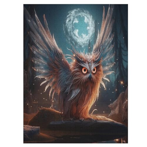 Eule 500 Teile Premium-Puzzles Für Erwachsene Kinder- Holzpuzzles Spaß Und Lernspiele - Perfekte Puzzle-Geschenke 55×41cm Eule 500 Teile Premium-Puzzles Für Erwachsene Kinder- Holzpuzzles Spaß Und Lernspiele - Perfekte Puzzle-Geschenke 55×41cm von HHCXX