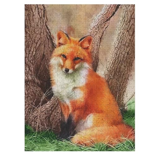 Fuchs Holzpuzzle 500 Teile Klassische Puzzles Erwachsene Kinder Puzzle DIY Kit Holzspielzeug Einzigartiges Geschenk 55×41cm Fuchs Holzpuzzle 500 Teile Klassische Puzzles Erwachsene Kinder Puzzle DIY Kit Holzspielzeug Einzigartiges Geschenk 55×41cm von HHCXX