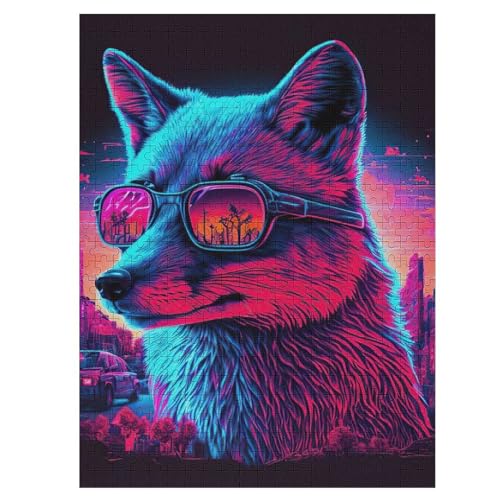 Fuchs Holzpuzzle 500 Teile Klassische Puzzles Erwachsene Kinder Puzzle DIY Kit Holzspielzeug Einzigartiges Geschenk 55×41cm Fuchs Holzpuzzle 500 Teile Klassische Puzzles Erwachsene Kinder Puzzle DIY Kit Holzspielzeug Einzigartiges Geschenk 55×41cm von HHCXX
