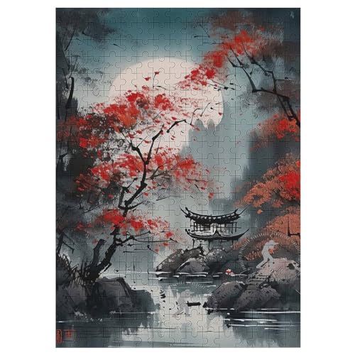 Für Erwachsene 300-Teiliges Japan Style -Puzzles, Holzbrett-Puzzle, Für Kinder, Geschenke, 42×30cm Für Erwachsene 300-Teiliges Japan Style -Puzzles, Holzbrett-Puzzle, Für Kinder, Geschenke, 42×30cm von HHCXX