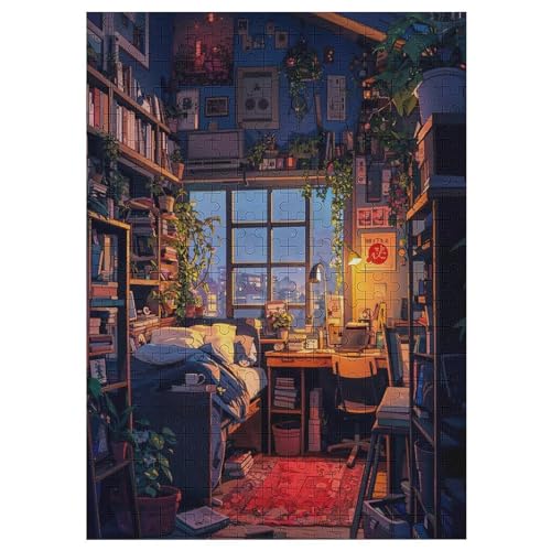 Für Erwachsene 300-Teiliges Japanese Style -Puzzles, Holzbrett-Puzzle, Für Kinder, Geschenke, 42×30cm Für Erwachsene 300-Teiliges Japanese Style -Puzzles, Holzbrett-Puzzle, Für Kinder, Geschenke, 42×30cm von HHCXX