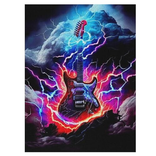 Gitarren Holzpuzzle 500 Teile Klassische Puzzles Erwachsene Kinder Puzzle DIY Kit Holzspielzeug Einzigartiges Geschenk 55×41cm Gitarren Holzpuzzle 500 Teile Klassische Puzzles Erwachsene Kinder Puzzle DIY Kit Holzspielzeug Einzigartiges Geschenk 55×41cm von HHCXX