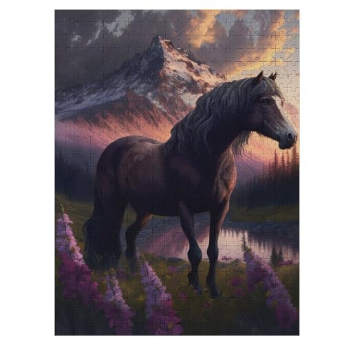 Horse Holzpuzzle 500 Teile Klassische Puzzles Erwachsene Kinder Puzzle DIY Kit Holzspielzeug Einzigartiges Geschenk 55×41cm Horse Holzpuzzle 500 Teile Klassische Puzzles Erwachsene Kinder Puzzle DIY Kit Holzspielzeug Einzigartiges Geschenk 55×41cm von HHCXX