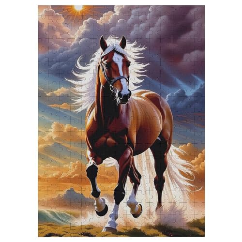 Horse Puzzle, Puzzles Für Erwachsene Kinder, 300 Teile Holzpuzzle, Für Jugendliche & Erwachsene Herausforderungsspielzeug 42×30cm Horse Puzzle, Puzzles Für Erwachsene Kinder, 300 Teile Holzpuzzle, Für Jugendliche & Erwachsene Herausforderungsspielzeug 42×30cm von HHCXX