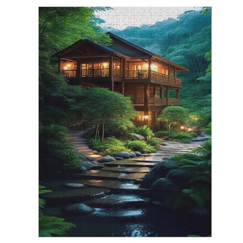Japan Style Holzpuzzle 500 Teile Klassische Puzzles Erwachsene Kinder Puzzle DIY Kit Holzspielzeug Einzigartiges Geschenk 55×41cm Japan Style Holzpuzzle 500 Teile Klassische Puzzles Erwachsene Kinder Puzzle DIY Kit Holzspielzeug Einzigartiges Geschenk 55×41cm von HHCXX