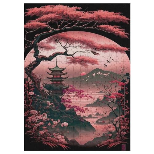 Japan Style-Puzzle Für Erwachsene, 300 Teile, Holzpuzzle, Kinderpuzzle, Dekompressionsspiel, Spielzeugpuzzle 42×30cm Japan Style-Puzzle Für Erwachsene, 300 Teile, Holzpuzzle, Kinderpuzzle, Dekompressionsspiel, Spielzeugpuzzle 42×30cm von HHCXX