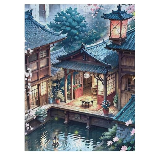 Japan Style Puzzles Für Erwachsene, 500-teiliges Holzpuzzle, Geeignet Für Kinder Ab 12 Jahren, Die Pädagogische Puzzle Lernen 55×41cm Japan Style Puzzles Für Erwachsene, 500-teiliges Holzpuzzle, Geeignet Für Kinder Ab 12 Jahren, Die Pädagogische Puzzle Lernen 55×41cm von HHCXX