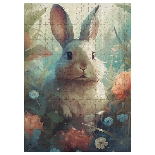 Kaninchen 300 Teile Puzzle Für Erwachsene, Herausforderung Puzzles - Verringerter Druck Schwieriges Holzpuzzle Für Kinder 12+ 42×30cm Kaninchen 300 Teile Puzzle Für Erwachsene, Herausforderung Puzzles - Verringerter Druck Schwieriges Holzpuzzle Für Kinder 12+ 42×30cm von HHCXX