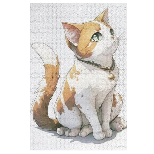 Katze Holzpuzzle 1000 Teile Klassische Puzzles Erwachsene Kinder Puzzle DIY Kit Holzspielzeug Einzigartiges Geschenk 78×53cm Katze Holzpuzzle 1000 Teile Klassische Puzzles Erwachsene Kinder Puzzle DIY Kit Holzspielzeug Einzigartiges Geschenk 78×53cm von HHCXX