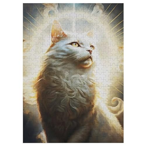 Katze Holzpuzzle 300 Teile Klassische Puzzles Erwachsene Kinder Puzzle DIY Kit Holzspielzeug Einzigartiges Geschenk 42×30cm Katze Holzpuzzle 300 Teile Klassische Puzzles Erwachsene Kinder Puzzle DIY Kit Holzspielzeug Einzigartiges Geschenk 42×30cm von HHCXX