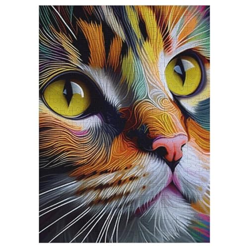 Katze-Puzzle Für Erwachsene, 300 Teile, Holzpuzzle, Kinderpuzzle, Dekompressionsspiel, Spielzeugpuzzle 42×30cm Katze-Puzzle Für Erwachsene, 300 Teile, Holzpuzzle, Kinderpuzzle, Dekompressionsspiel, Spielzeugpuzzle 42×30cm von HHCXX