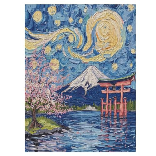 Kirschbaumkunst Japan-Puzzle Für Erwachsene, 500 Teile, Holzpuzzle, Kinderpuzzle, Dekompressionsspiel, Spielzeugpuzzle 55×41cm Kirschbaumkunst Japan-Puzzle Für Erwachsene, 500 Teile, Holzpuzzle, Kinderpuzzle, Dekompressionsspiel, Spielzeugpuzzle 55×41cm von HHCXX