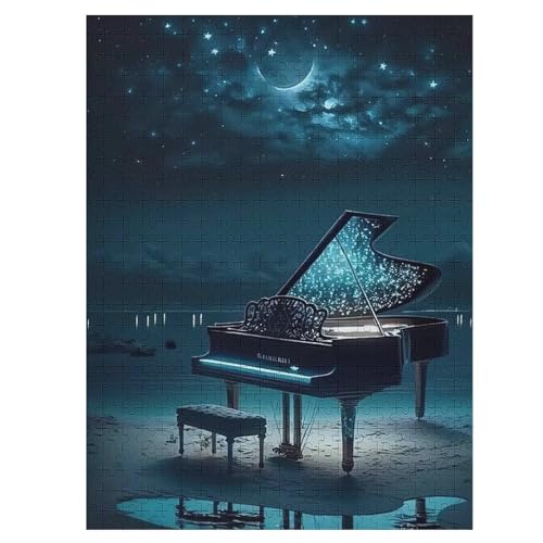 Klavier Puzzle, Puzzles Für Erwachsene Kinder, 500 Teile Holzpuzzle, Für Jugendliche & Erwachsene Herausforderungsspielzeug 55×41cm Klavier Puzzle, Puzzles Für Erwachsene Kinder, 500 Teile Holzpuzzle, Für Jugendliche & Erwachsene Herausforderungsspielzeug 55×41cm von HHCXX