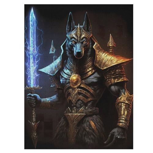 Krieger-Anubis Puzzles Für Erwachsene, 500-teiliges Holzpuzzle, Geeignet Für Kinder Ab 12 Jahren, Die Pädagogische Puzzle Lernen 55×41cm Krieger-Anubis Puzzles Für Erwachsene, 500-teiliges Holzpuzzle, Geeignet Für Kinder Ab 12 Jahren, Die Pädagogische Puzzle Lernen 55×41cm von HHCXX