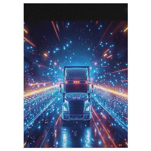 LKW Holzpuzzle 300 Teile Klassische Puzzles Erwachsene Kinder Puzzle DIY Kit Holzspielzeug Einzigartiges Geschenk 42×30cm LKW Holzpuzzle 300 Teile Klassische Puzzles Erwachsene Kinder Puzzle DIY Kit Holzspielzeug Einzigartiges Geschenk 42×30cm von HHCXX