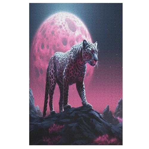 Leopard 1000 Teile Premium-Puzzles Für Erwachsene Kinder- Holzpuzzles Spaß Und Lernspiele - Perfekte Puzzle-Geschenke 78×53cm Leopard 1000 Teile Premium-Puzzles Für Erwachsene Kinder- Holzpuzzles Spaß Und Lernspiele - Perfekte Puzzle-Geschenke 78×53cm von HHCXX