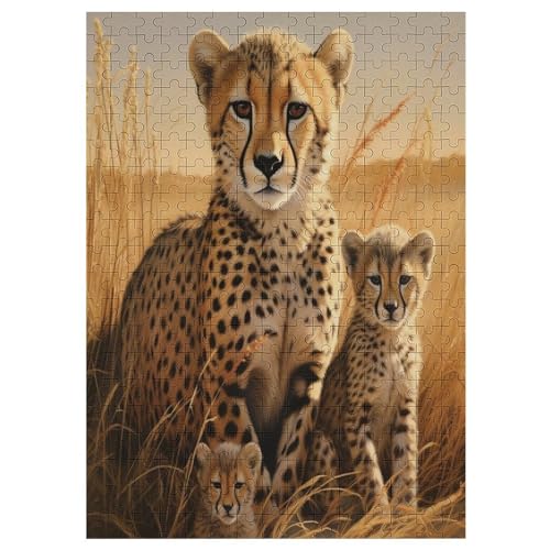 Leopard 300 Teile Holzpuzzle,einzigartiges Puzzle, Geschenk Für Erwachsene,Familienspiel,Herausforderungsaktivität,42×30cm Leopard 300 Teile Holzpuzzle,einzigartiges Puzzle, Geschenk Für Erwachsene,Familienspiel,Herausforderungsaktivität,42×30cm von HHCXX
