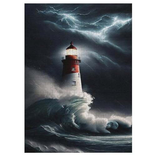Leuchtturm Holzpuzzle 300 Teile Klassische Puzzles Erwachsene Kinder Puzzle DIY Kit Holzspielzeug Einzigartiges Geschenk 42×30cm Leuchtturm Holzpuzzle 300 Teile Klassische Puzzles Erwachsene Kinder Puzzle DIY Kit Holzspielzeug Einzigartiges Geschenk 42×30cm von HHCXX