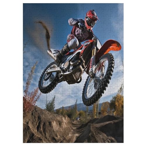 Motocross Holzpuzzle 300 Teile, Knobelspiele Für Erwachsene, Teenager, Puzzles Unmögliche - Kinder Puzzle Zimmer Deko 42×30cm Motocross Holzpuzzle 300 Teile, Knobelspiele Für Erwachsene, Teenager, Puzzles Unmögliche - Kinder Puzzle Zimmer Deko 42×30cm von HHCXX