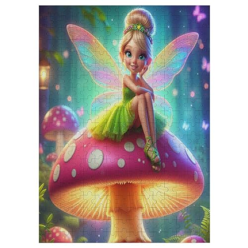 Niedliche Elfe Puzzle Für Erwachsene,300-teiliges Puzzles, Für Erwachsene Und Kinder,Holzpuzzle,Lernspielzeug, 42×30cm von HHCXX