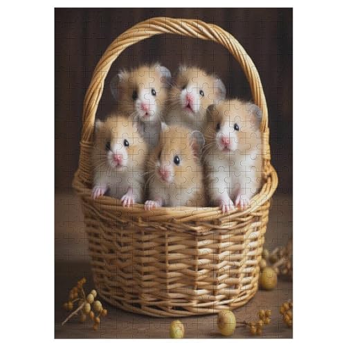Niedlicher Hamster 300 Teile Holzpuzzle,einzigartiges Puzzle, Geschenk Für Erwachsene,Familienspiel,Herausforderungsaktivität,42×30cm Niedlicher Hamster 300 Teile Holzpuzzle,einzigartiges Puzzle, Geschenk Für Erwachsene,Familienspiel,Herausforderungsaktivität,42×30cm von HHCXX
