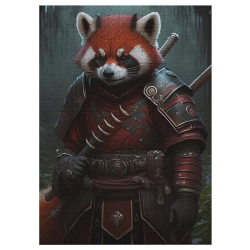 Panda Puzzle Für Erwachsene,300-teiliges Puzzles, Für Erwachsene Und Kinder,Holzpuzzle,Lernspielzeug, 42×30cm von HHCXX